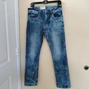 Free Planet sustainable Men Denim Skinny Fit jeans 30x30 Grunge Punk Emo School